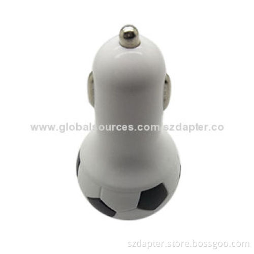 5v1a USB car charger with football shape